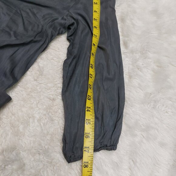 Pulz Jeans Women’s Gray Silk Blend 3/4 Sleeves Blouse Tunic Dress Size S - Picture 5 of 10